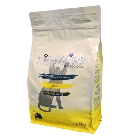 LIFEWISE CAT FOOD CHICKEN WITH RICE 2.5KG BAG