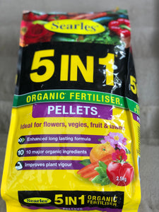 5 in 1 organic fertiliser pellets 2.5kg