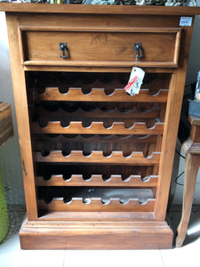 Timber wine rack
